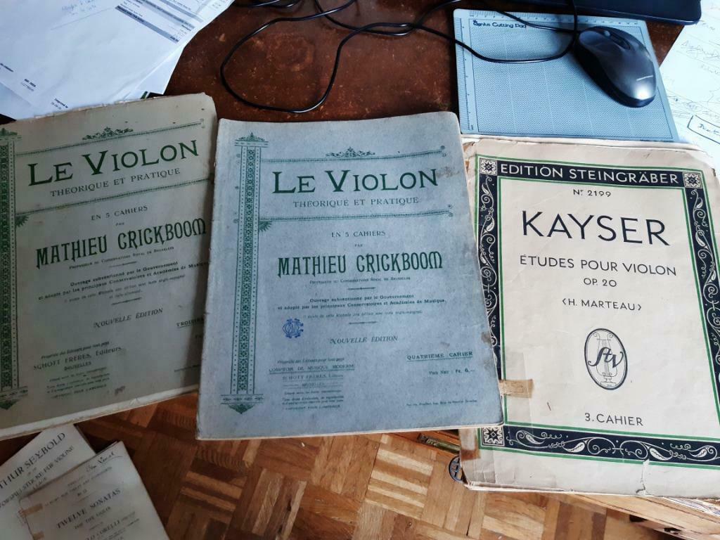 partitions de musique violon, Enlèvement ou Envoi, Utilisé