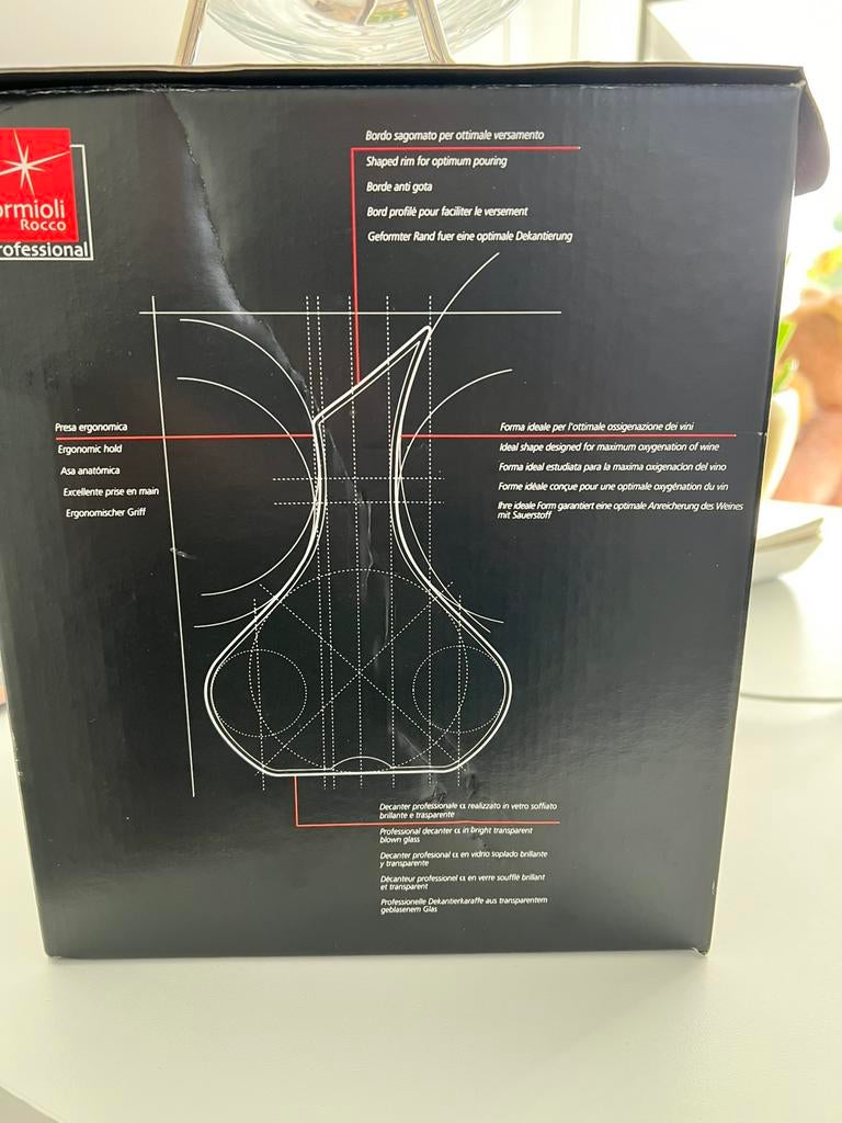 Wijn decanteerkan, Verzamelen, Glas en Drinkglazen, Ophalen of Verzenden, Nieuw
