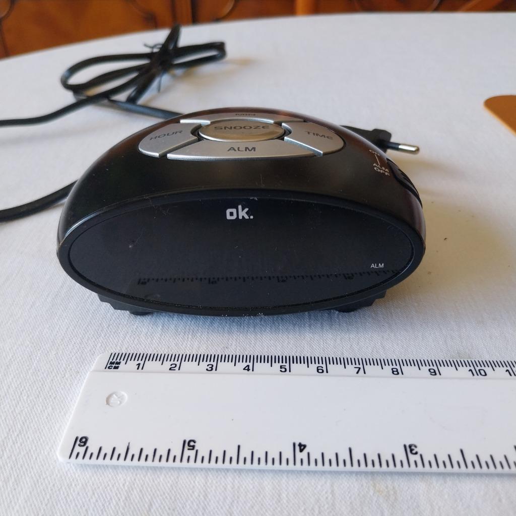 Digitaal wekkertje, met stekker (rode tijdsaanduidling), Ophalen of Verzenden, Gebruikt, Digitaal