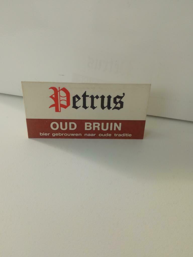 Tafelreclame Petrus De Brabandere Bavikhove, Ophalen of Verzenden, Gebruikt, Overige typen