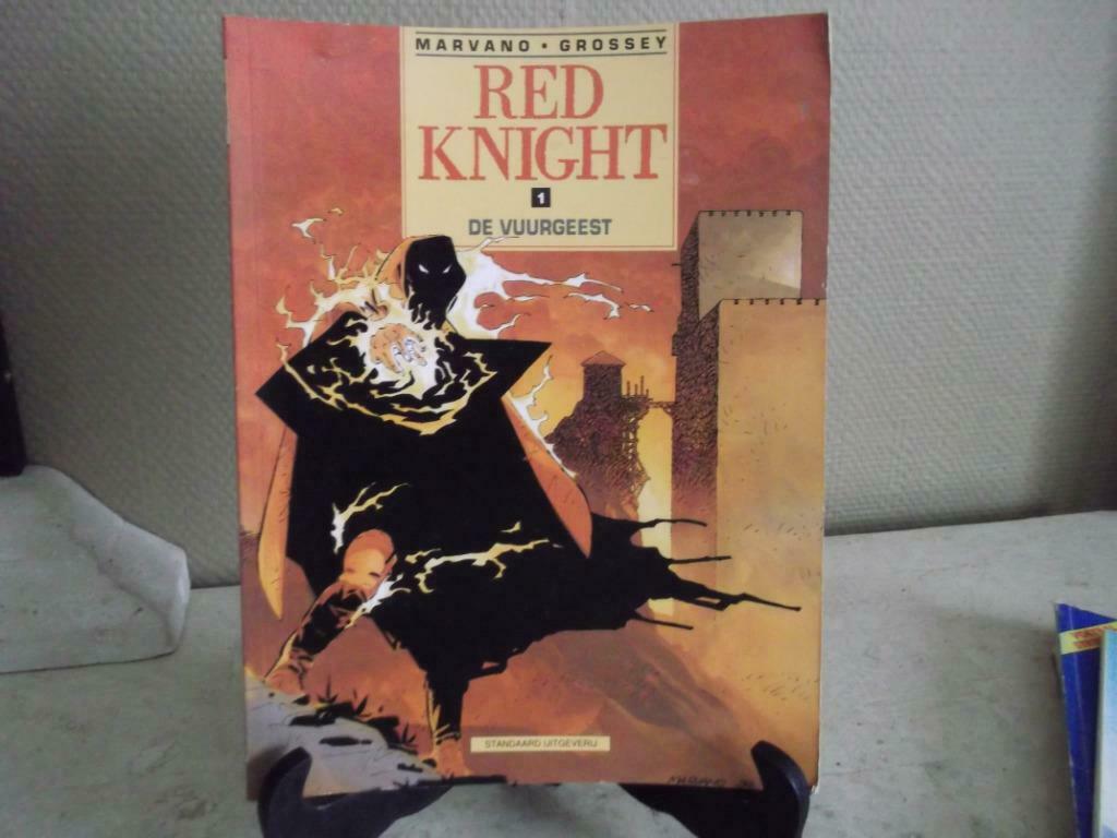 Strip Red Knight - De vuurgeest, Eén stripboek, Ophalen of Verzenden, Zo goed als nieuw, Marvano - Grossey