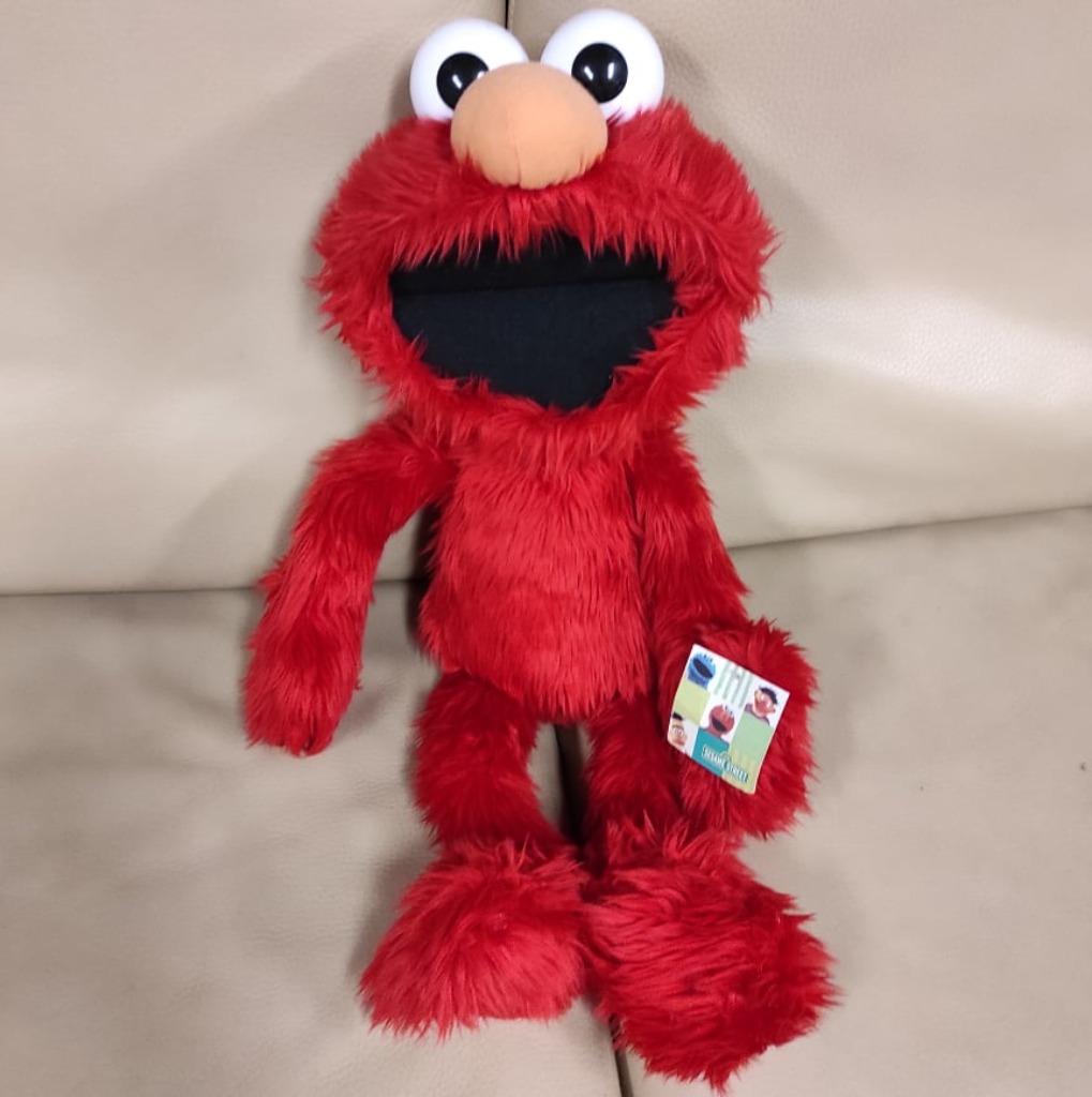 grote Elmo knuffel, Kinderen en Baby's, Speelgoed | Knuffels en Pluche, Ophalen of Verzenden, Zo goed als nieuw, Overige typen
