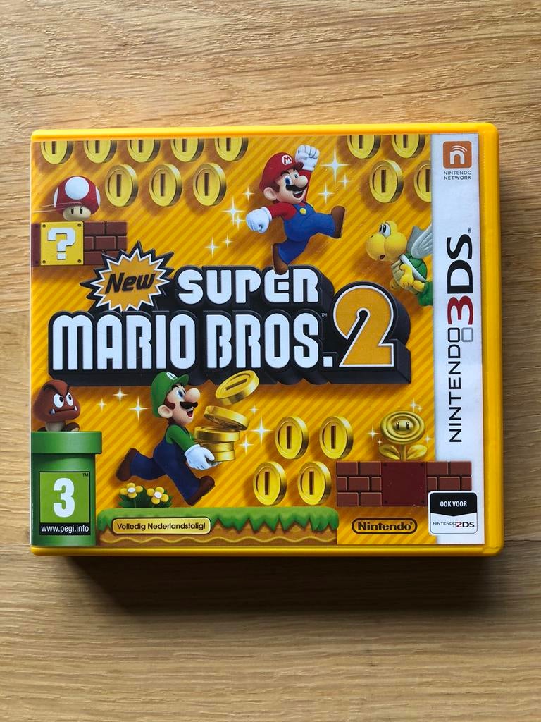 New Super Mario Bros. 2, 3DS, Consoles de jeu & Jeux vidéo, Jeux | Nintendo 2DS & 3DS, Comme neuf, Plateforme, À partir de 3 ans