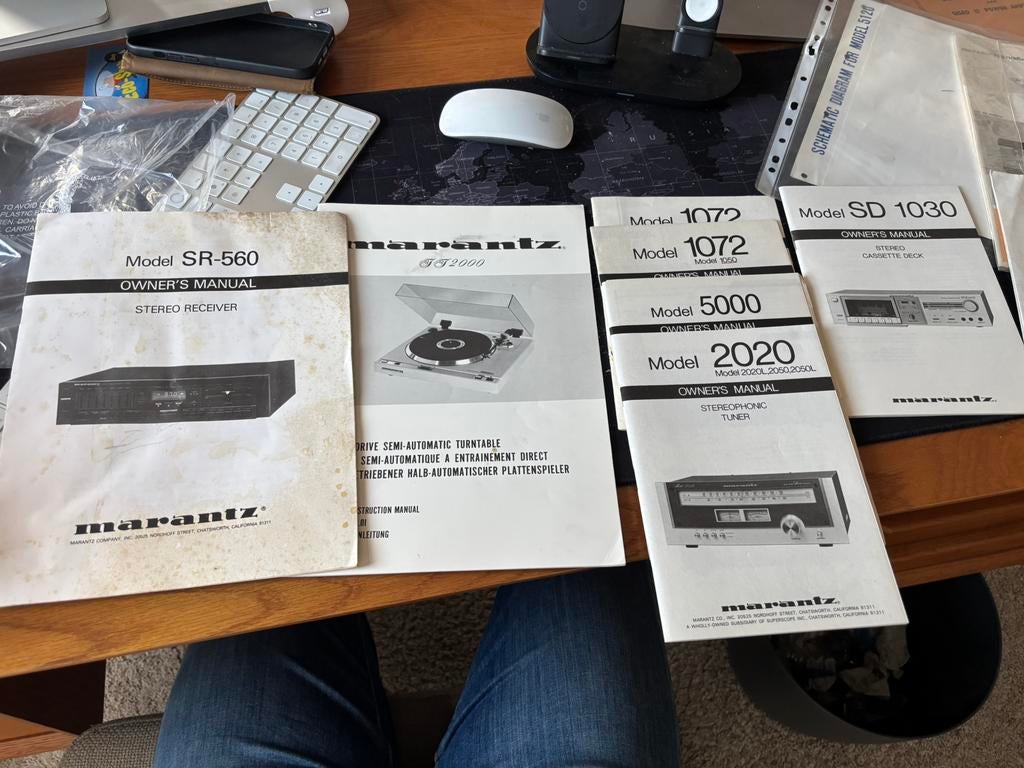 Manuels d'utilisation Marantz, TV, Hi-fi & Vidéo, Enlèvement ou Envoi, Utilisé