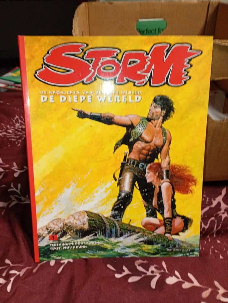Softcover ingekleurd ongelezen van de reeks,,STORM,,, Eén stripboek, Ophalen of Verzenden, Zo goed als nieuw, Don Lawrence