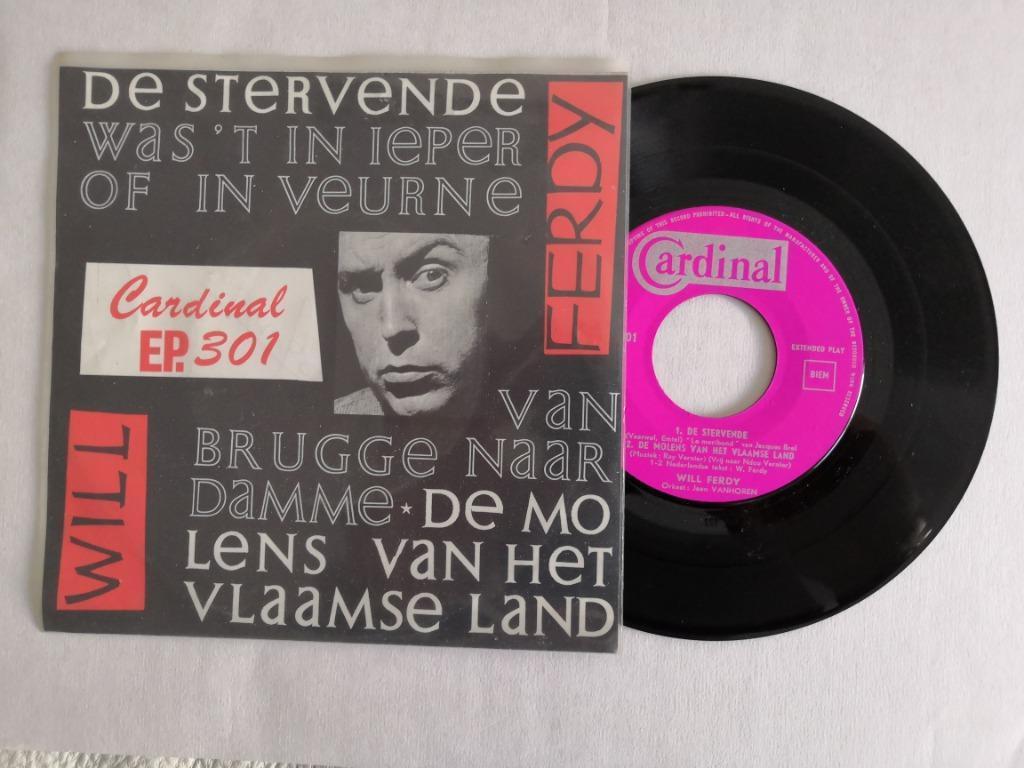 WILL FERDY - De stervende (EP), Cd's en Dvd's, Vinyl Singles, Zo goed als nieuw, EP, Nederlandstalig, 7 inch, Ophalen of Verzenden