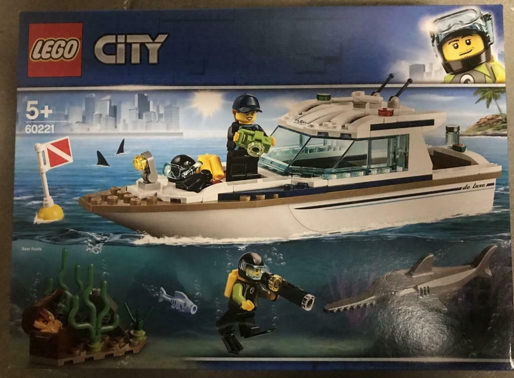 LEGO 60221 City Diving Yacht, Ophalen of Verzenden, Nieuw, Complete set, Lego