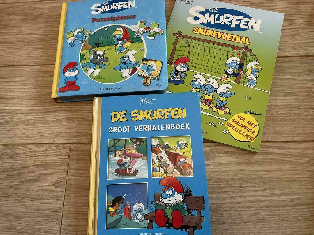 Boeken en puzzel De Smurfen, Ophalen of Verzenden, Zo goed als nieuw