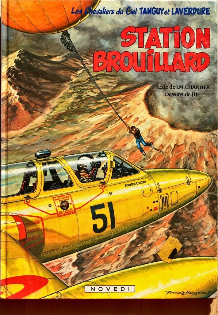 Tanguy en Laverdure - Station Brouillard EO 1982, Boeken, Gelezen, Charlier et Jijé, Eén stripboek, Ophalen of Verzenden