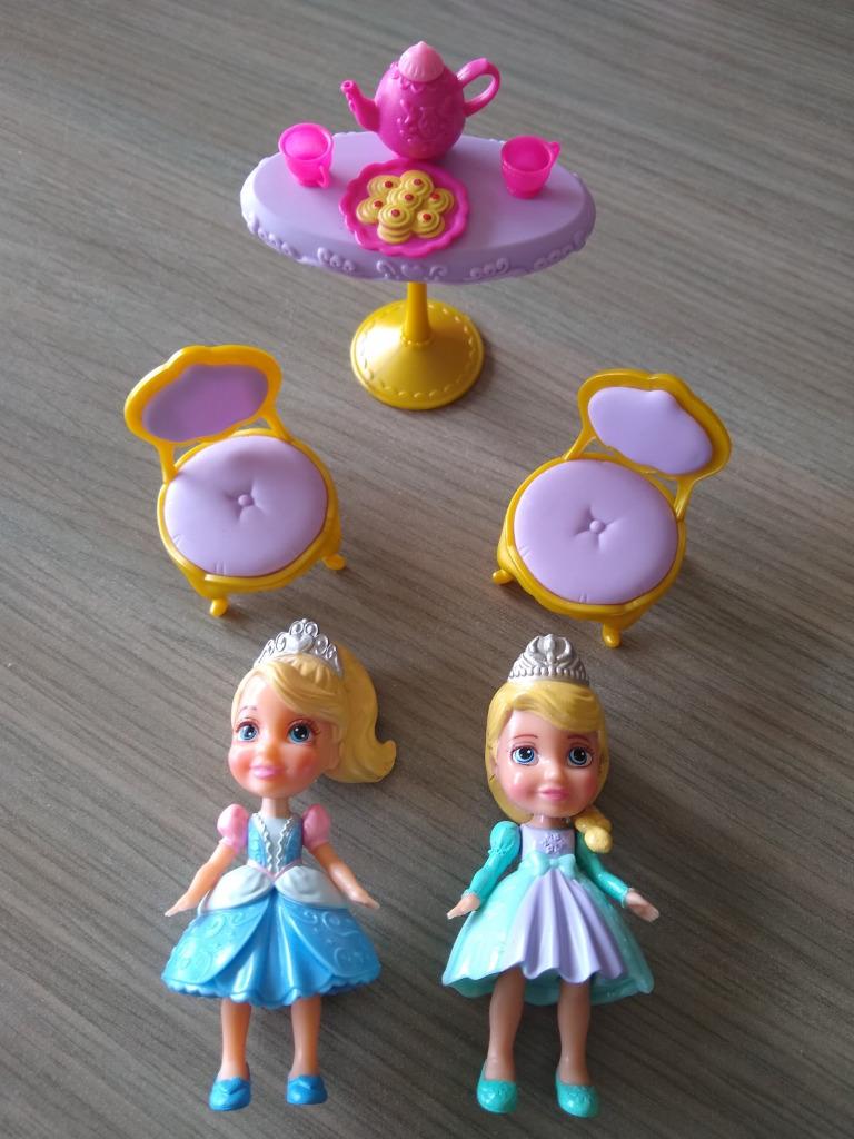 speelset met prinsessen Assepoester en Elsa, Ophalen of Verzenden, Zo goed als nieuw