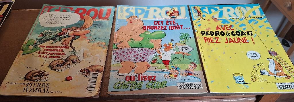 7 spirou magazine, Enlèvement, 1980 à nos jours, Journal ou Magazine