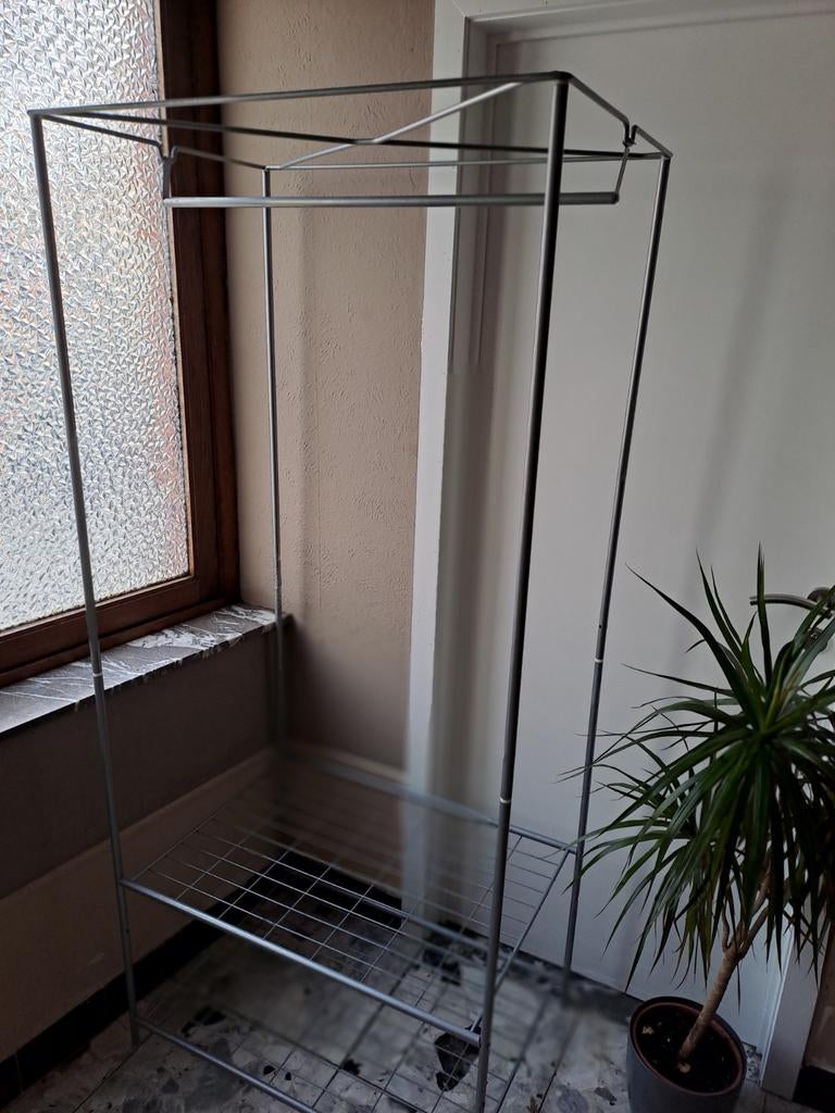 Penderie en métal avec grille du bas 80cmx55x180, Ophalen, Metaal