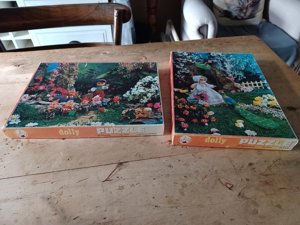 Oude puzzels DOLLY 63 stukken aan 5 euro per stuk, Ophalen of Verzenden