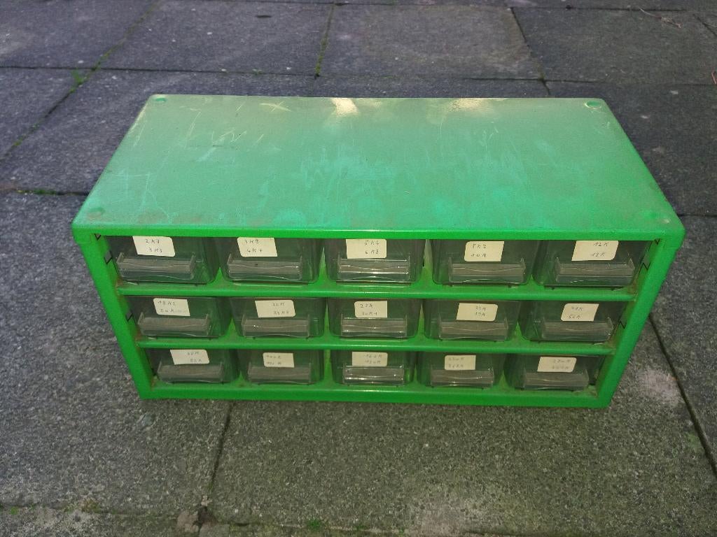 Organizer voor kleine onderdelen klein, Ophalen, Gebruikt