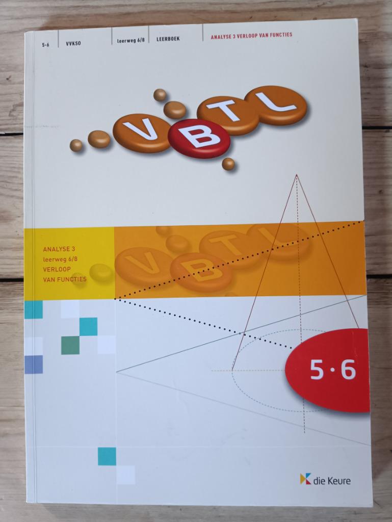 Analyse VBTL 5-6 LW6-8 3 Cours de fonctions., Livres, Livres scolaires, Comme neuf, Mathématiques A, Secondaire, Enlèvement ou Envoi