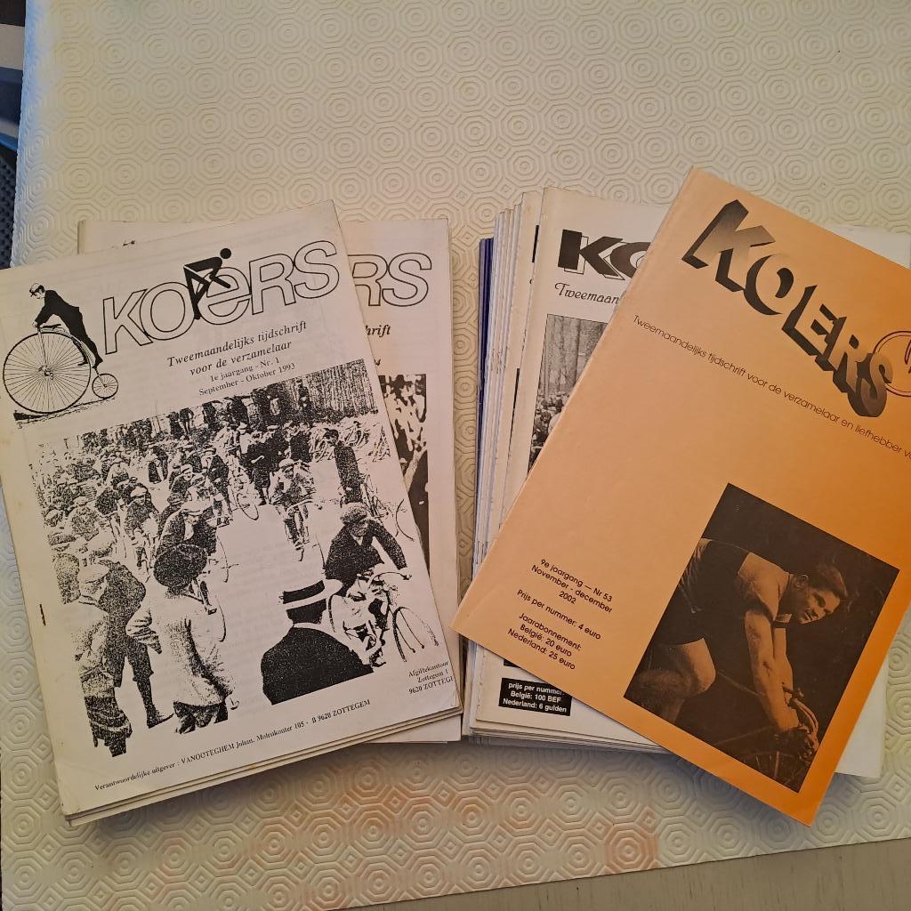 Wielertijdschrijft Koers complete collectie - wielrennen, Enlèvement ou Envoi, Johan Vanooteghem, Course à pied et Cyclisme, Utilisé