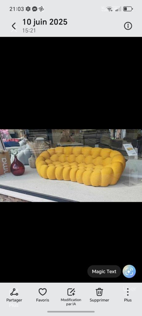 Canapés et fauteuils BUBBLE, Enlèvement ou Envoi, Neuf, Tissus