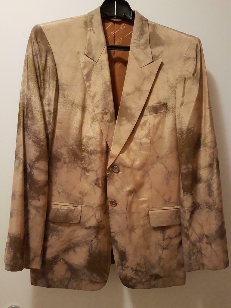 Handgemaakte vest in zijde., Boss, Overige kleuren, Maat 48/50 (M), Ophalen of Verzenden