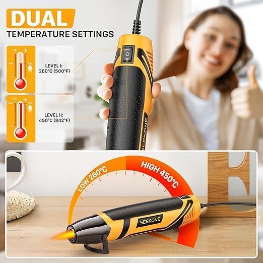 Mini Heteluchtpistool | 350 W | GRATIS LEVERING, Gereedschap of Accessoires, -, Verzenden, SEEKONE