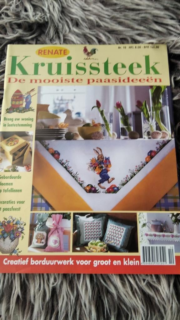 Kruissteek Pasen met patronen, Ophalen of Verzenden