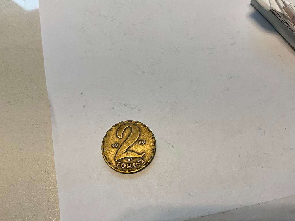 Hongaarse 2 Forint munt uit 1970, Ophalen of Verzenden