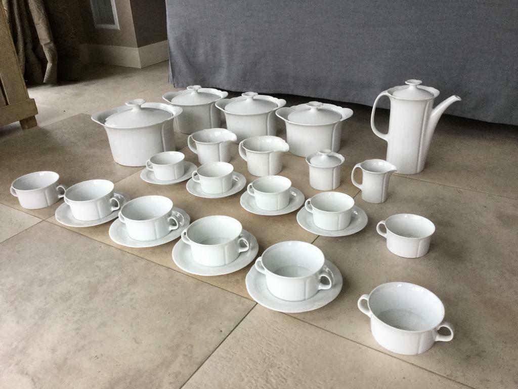 Arzberg corso white wit blanc servies service, Maison & Meubles, Cuisine | Vaisselle, Enlèvement, Comme neuf