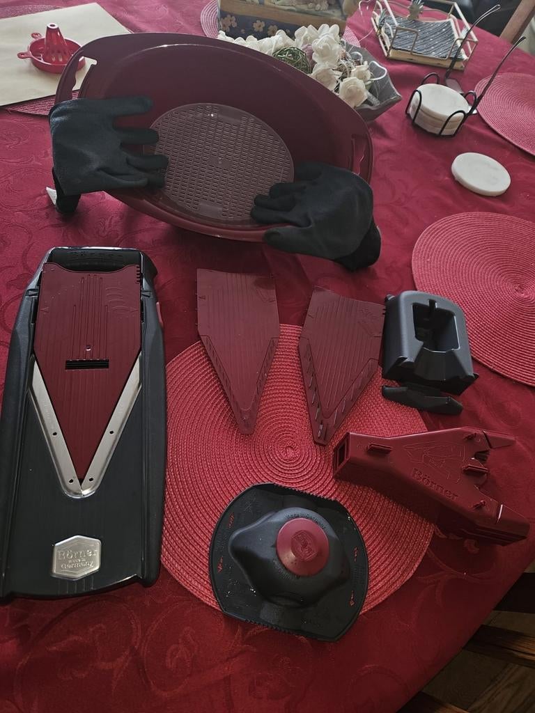 Mandoline Râpe à légumes set professionnel Börner, Enlèvement ou Envoi