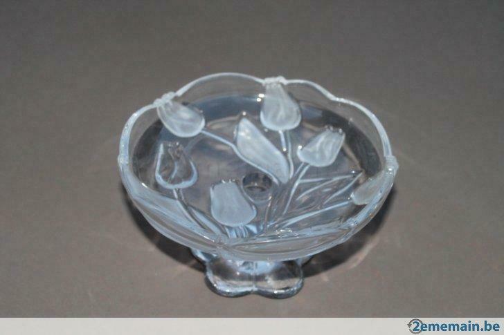 plat sur pied motif tulipes, Maison & Meubles, Neuf