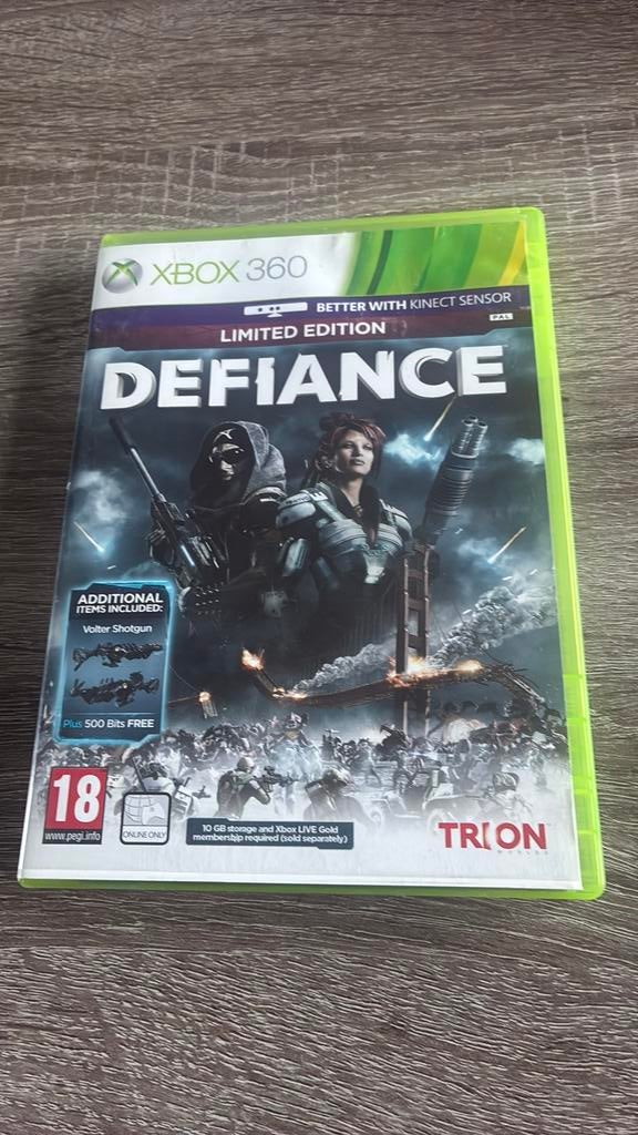 Defiance - Limited Edition, Xbox 360, Games en Spelcomputers, Games | Xbox 360, Gebruikt, Shooter, Vanaf 18 jaar, Online, Ophalen of Verzenden