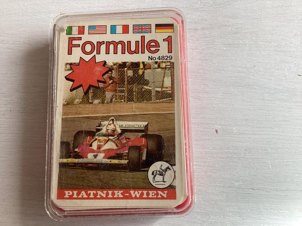 Piatnik-wien formule 1 kwartet, Verzamelen, Ophalen of Verzenden, Gebruikt