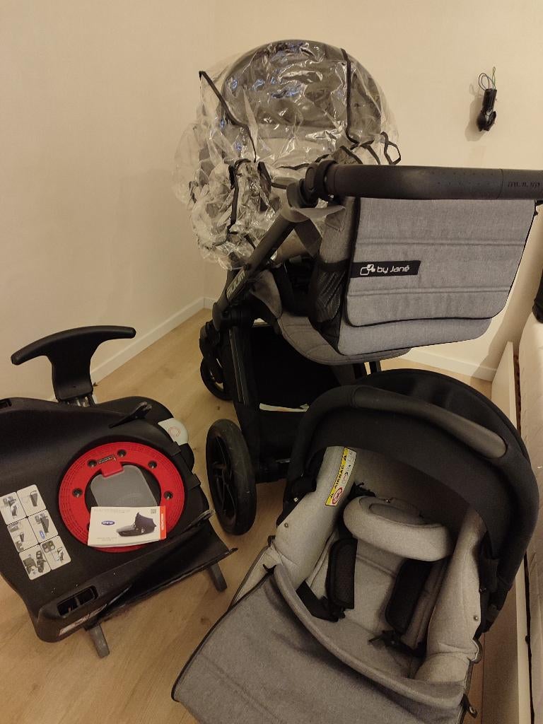Complete set kinderwagen muum by Jane, Kinderen en Baby's, Zo goed als nieuw, Combiwagen, Verstelbare duwstang, Ophalen