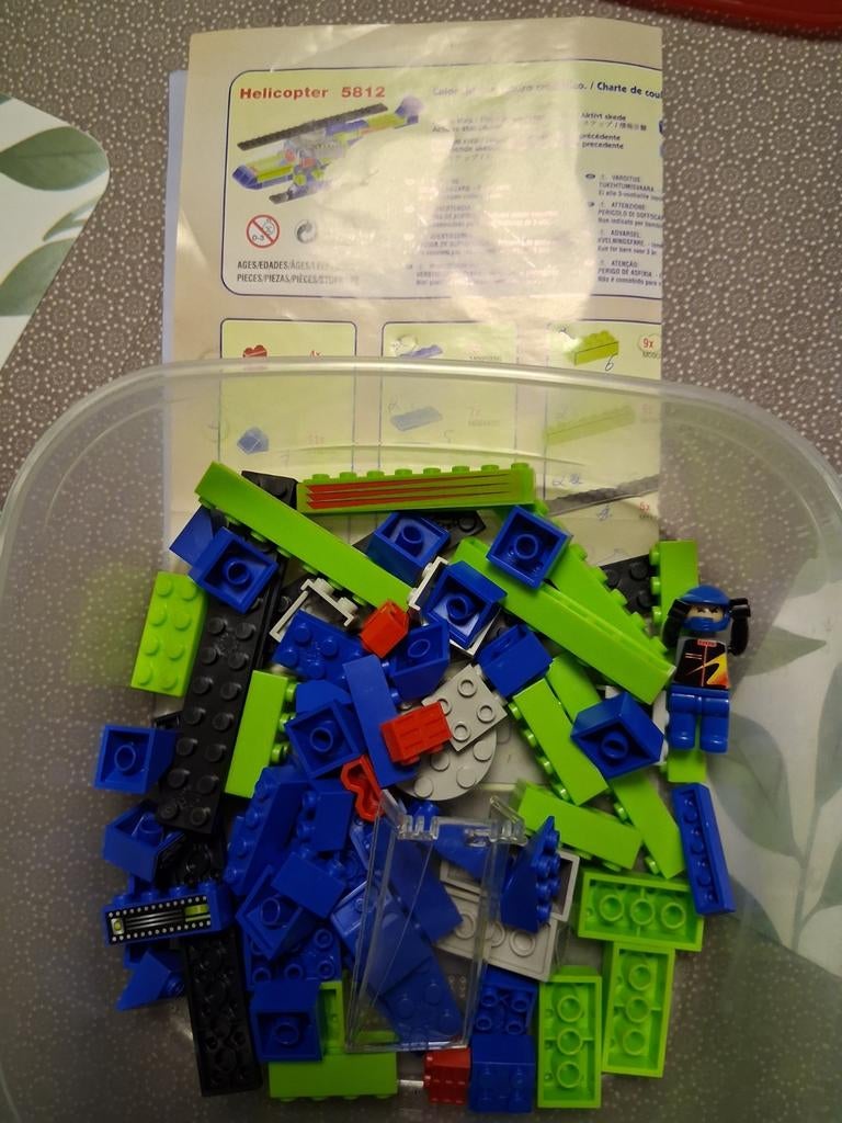 Mega Bloks helikopter 5812, Kinderen en Baby's, Speelgoed | Duplo en Lego, Ophalen of Verzenden