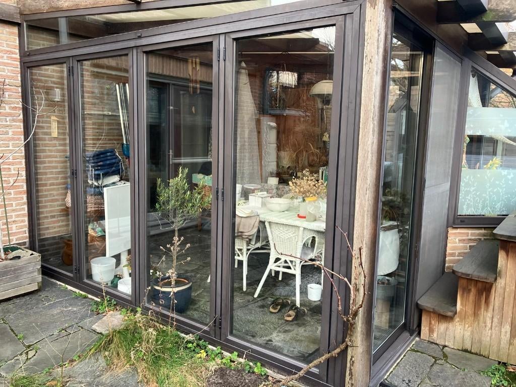 schuifdeuren, ramen alu, Doe-het-zelf en Bouw, Ophalen, Gebruikt, Overige typen, Aluminium