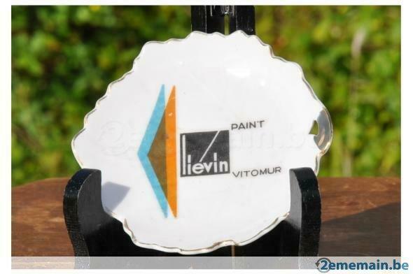 cendrier en porcelaine publicitaire lievin peint vitomur, Collections, Enlèvement ou Envoi, Utilisé
