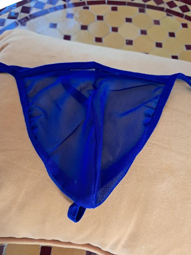 Mooie blauwe string voor heren, sexy one size, Kleding | Heren, Ophalen, Blauw
