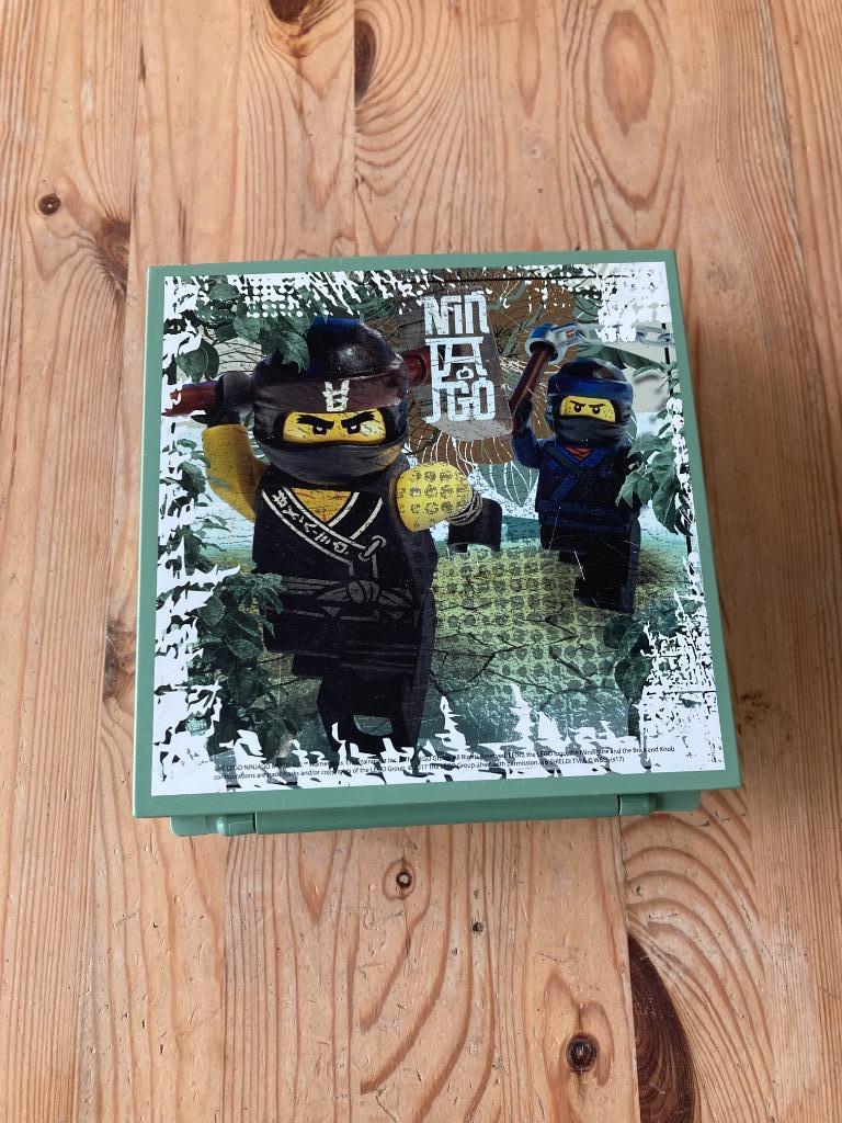 Lego Ninjago - Boite de rangement, Enlèvement ou Envoi, Comme neuf, Ensemble complet, Lego