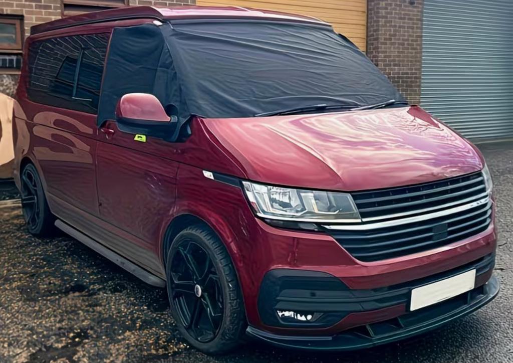 Zwarte hoes zonnescherm Volkswagen T5 T6 campervan voorruit, Ophalen of Verzenden, Nieuw
