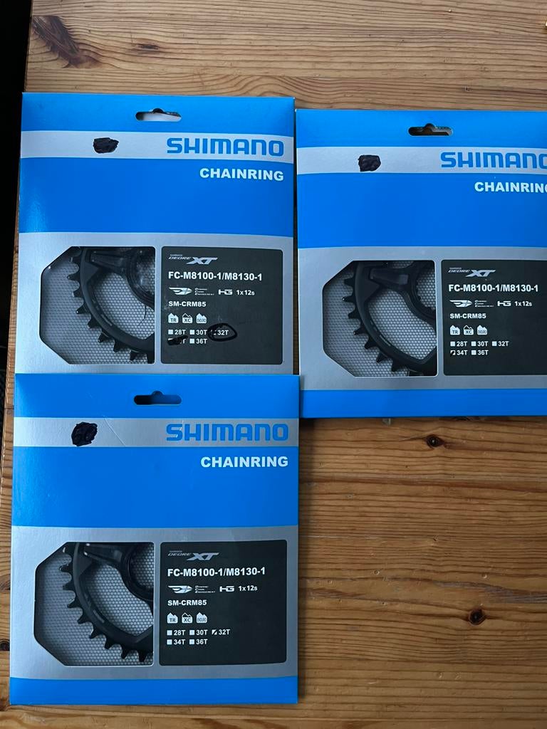 Xt 12speed plateaus, Ophalen, Zo goed als nieuw