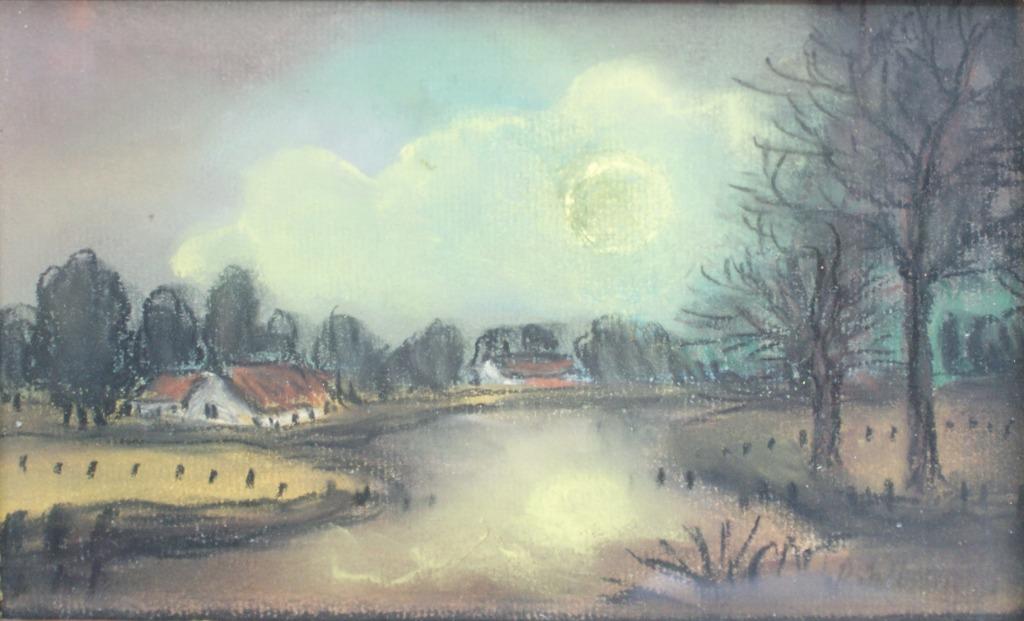 Rik Canty (1939): Leiebocht (26 x 19 cm), Antiek en Kunst, Ophalen of Verzenden