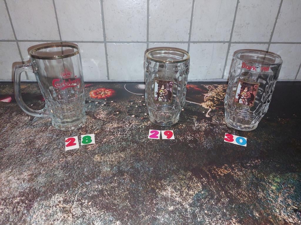 Chope à bière Carlsberg, Enlèvement ou Envoi, Comme neuf, Verre à bière