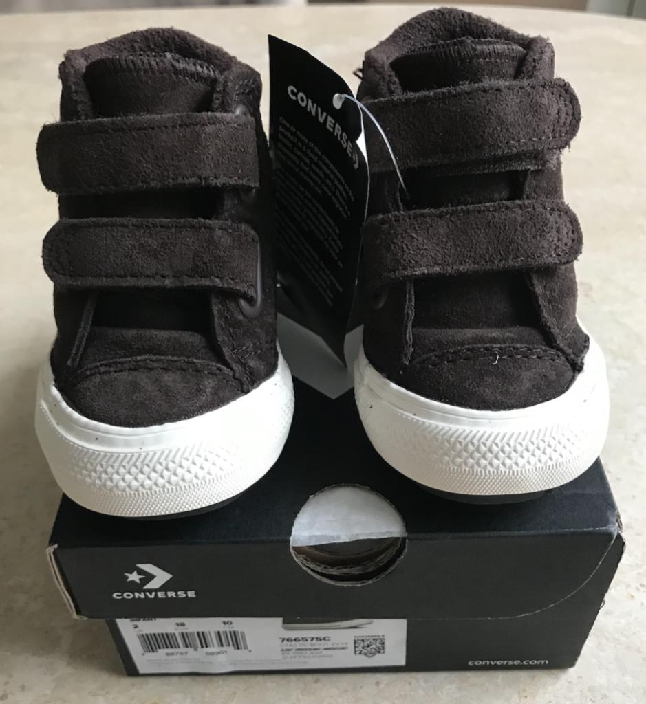 BASKETS MONTANTES "CONVERSE ALL STAR" MARRON - POINTURE : 18, Converse, Jongetje of Meisje, Overige typen, Nieuw