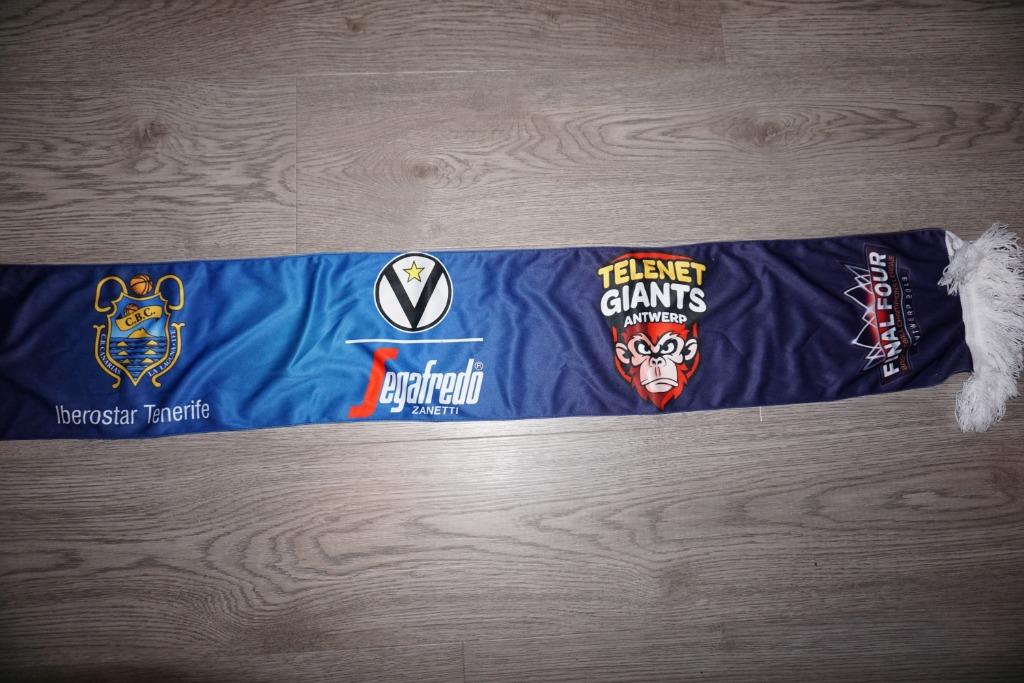 Sjaal basketbal champions league antwerp 2019, Ophalen of Verzenden