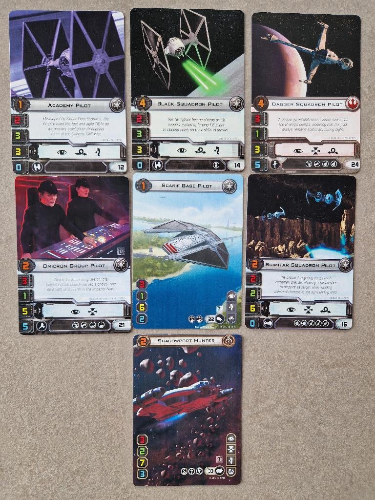 Star Wars X-WIng Miniatures V1 figurines jeu de société FFG, Envoi, Comme neuf, FFG