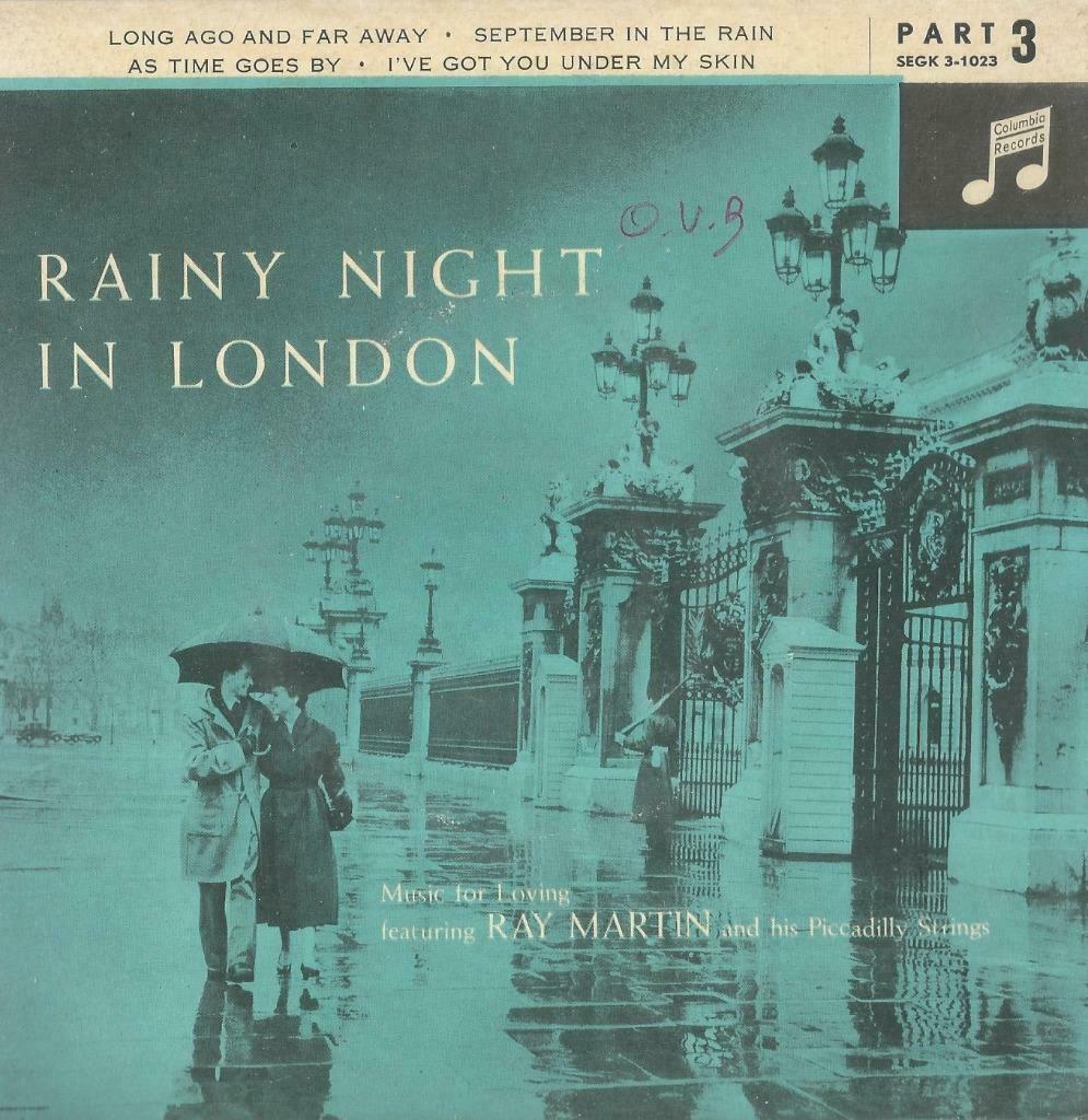 Ray Martin – Rainy night in London Part 3 – Single - EP, Ophalen of Verzenden, Gebruikt, Jazz en Blues