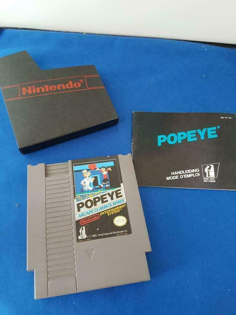 Nintendo NES the original popeye, Consoles de jeu & Jeux vidéo, Enlèvement ou Envoi, Utilisé