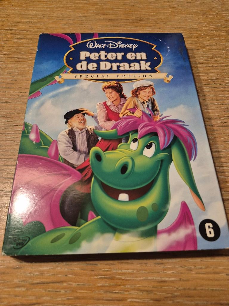 Dvd Peter en de Draak (Disney) special edition nummer 26, Cd's en Dvd's, Tekenfilm, Amerikaans, Ophalen of Verzenden, Zo goed als nieuw