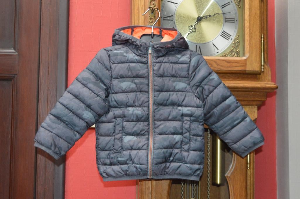 Bébé Veste Parka "Orchestra" gris camouflage T92 comme NEUVE, Garçon, Enlèvement ou Envoi, Comme neuf, Manteau