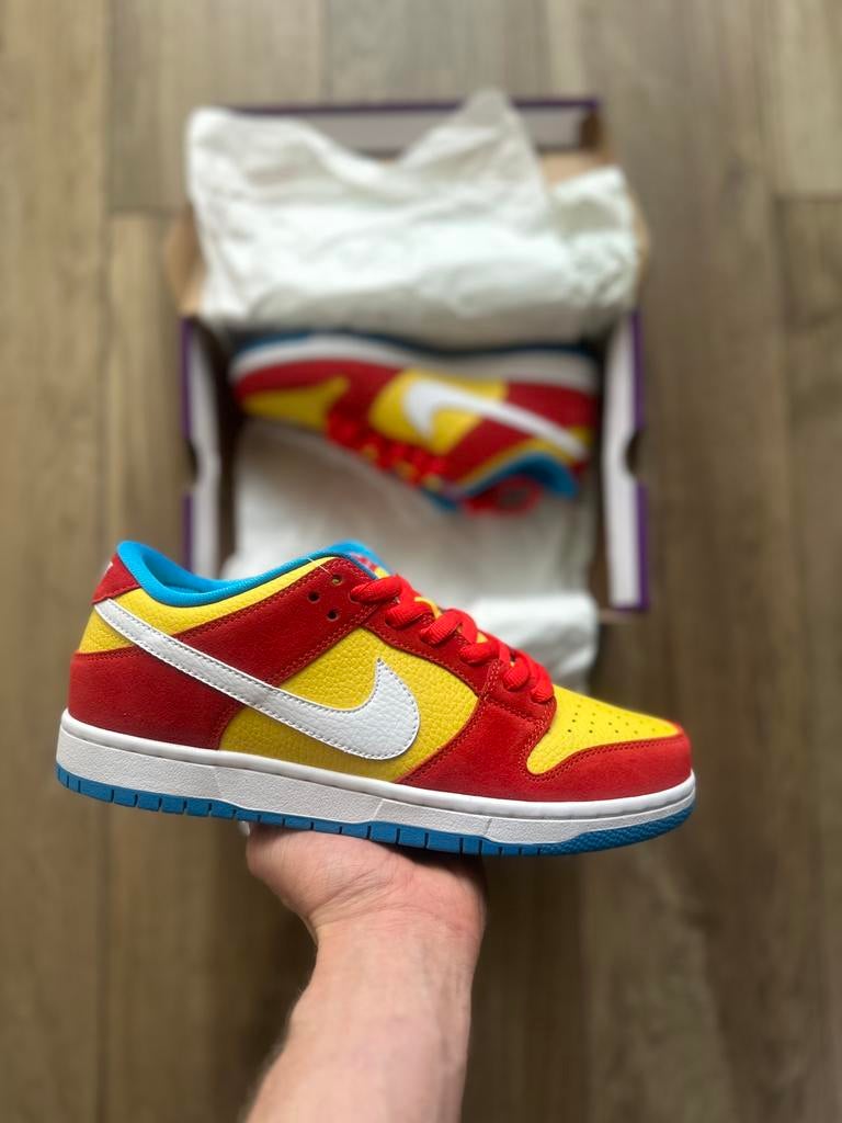 Nike SB Dunk Low Pro de Bart Simpson 43, Enlèvement ou Envoi, Comme neuf