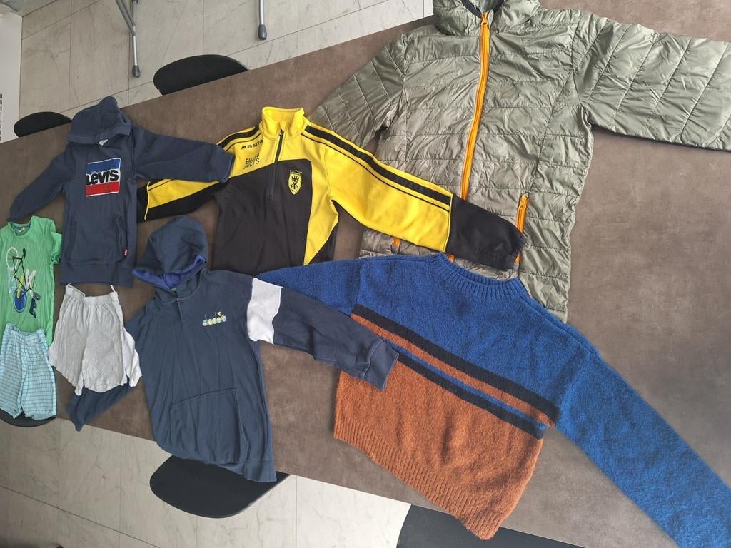 Speelkleding maat 140 1,5€/alles, Enlèvement ou Envoi, Utilisé, Garçon, Pull ou Veste