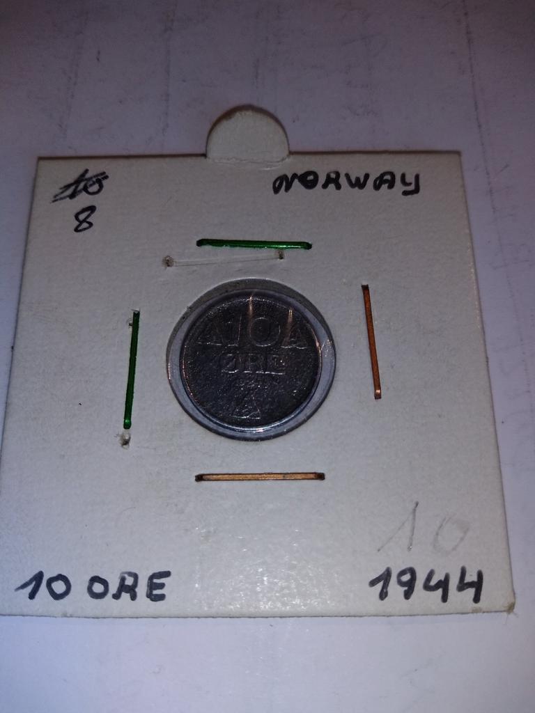 norway 10 ore 1944, Ophalen of Verzenden